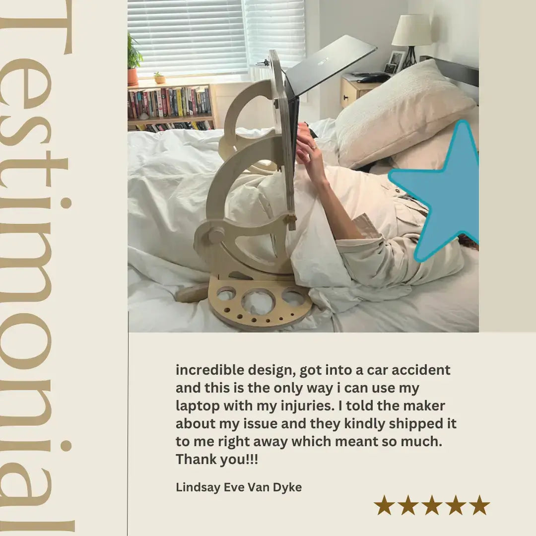 Reclinix™ Ergonomic Laptop Desk