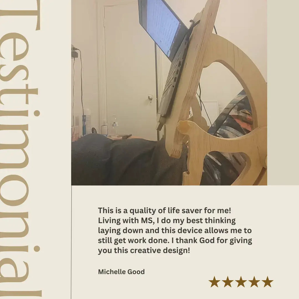 Reclinix™ Ergonomic Laptop Desk